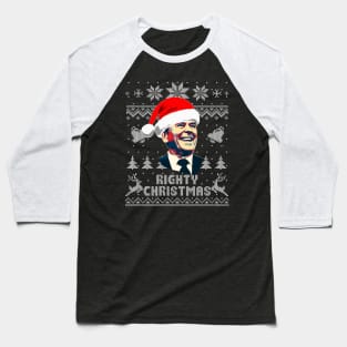 Ronald Reagan Right Christmas Baseball T-Shirt